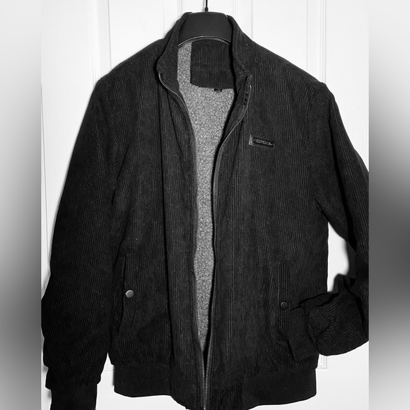 Corduroy Bomber Jacket - Black - M - Picture 4 of 5